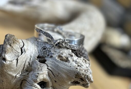 1948 Brittany Rose Silverware Bracelet